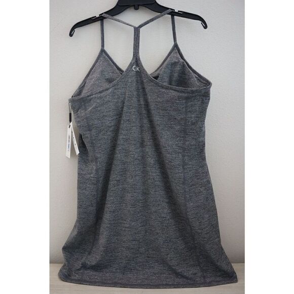 Calvin Klein Performance PF2D8050 Women's Sz XL Black Heather Exercise Dress $80 - Picture 2 of 7